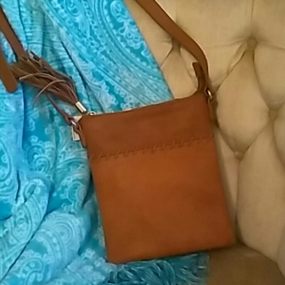 Small brown crossbody bag